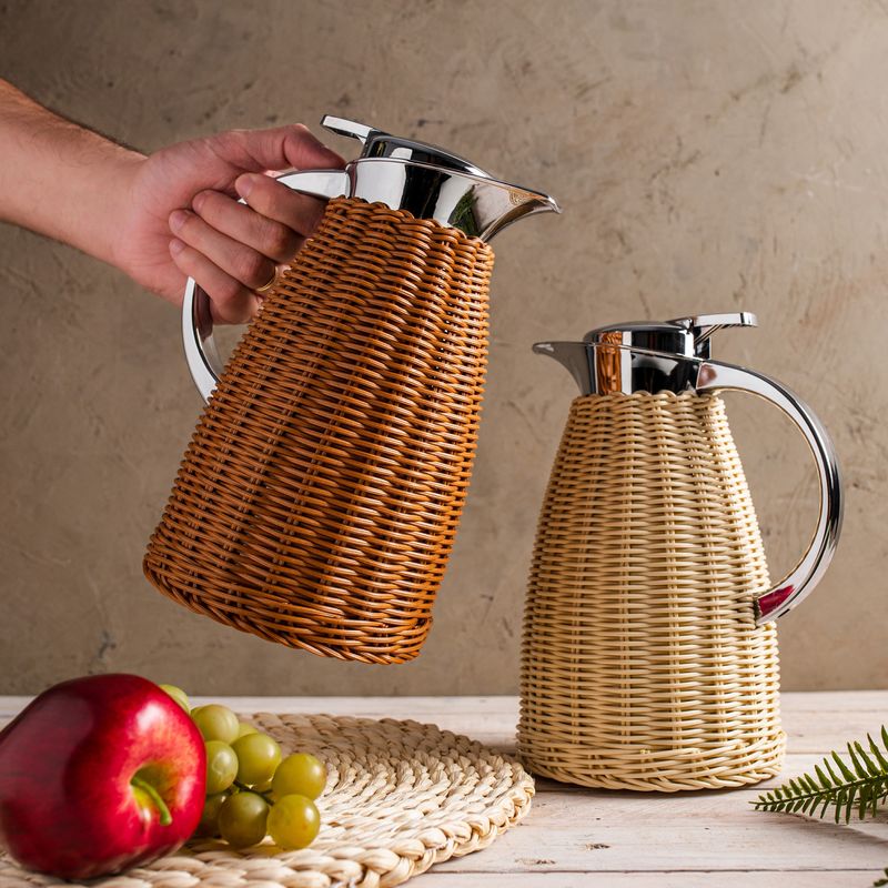 Garrafa-Termica-de-Aco-Inox-com-Rattan-Plastico-Bege-15L-Wolff