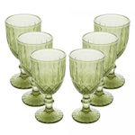 Conjunto-6-Tacas-para-Agua-De-Vidro-Greek-Verde-320Ml-Wolff
