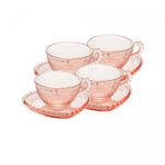 Conjunto-4-Xicaras-de-Cha-de-Cristal-com-Pires-Coracao-Pearl-Rosa-180ml-Wolff