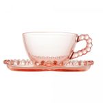Conjunto-4-Xicaras-de-Cha-de-Cristal-com-Pires-Coracao-Pearl-Rosa-180ml-Wolff