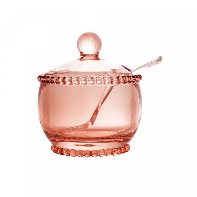 Acucareiro-de-Cristal-com-Colher-Pearl-Rosa-10cm-x-8cm-x-7cm-Wolff