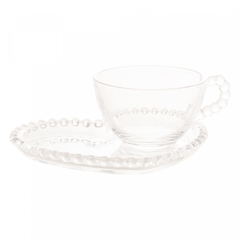 Xicara-de-Cha-de-Cristal-com-Prato-Coracao-Pearl-180ml-Wolff