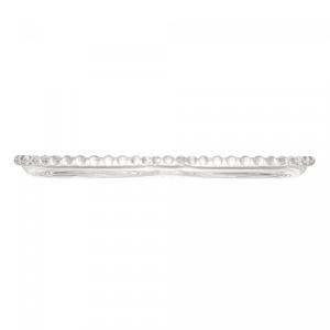 Prato de Cristal Coração Pearl 20cm x 17cm x 2cm - Wolff