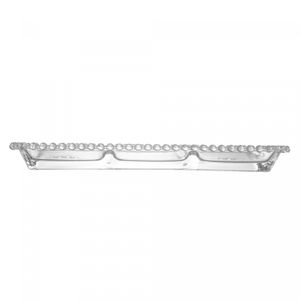 Petisqueira de Cristal com 3 Divisões Pearl 30x13x3cm - Wolff
