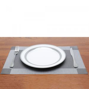 Lugar Americano de PVC Prateado 45cm x 30cm -- Wolff