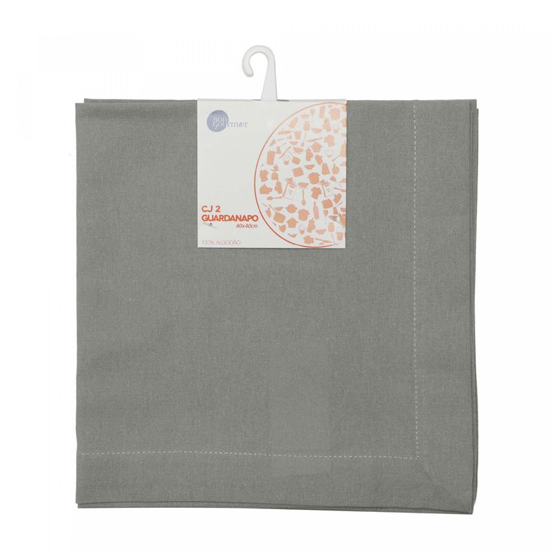 Conjunto-2-Guardanapos-de-Algodao-Cinza-Claro-40cm-x-40cm-Wolff