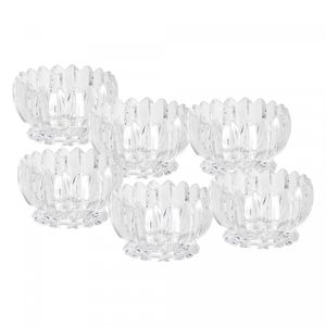 Conjunto 6 Bowls de Cristal Geneva 11cm x 7cm - Wolff