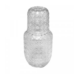 Moringa com Copo Treliça 500ml/145ml Cristal - Wolff