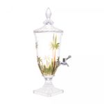 Suqueira-com-Pe-e-Tampa-Palm-Tree-Handpaint-2L-Cristal-Wolff