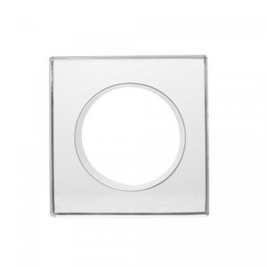 Conjunto 4 Aneis para Guardanapos Óptico Square 5cm x 3 cm Cristal - Wolff