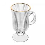 Taca-para-Cappuccino-com-Fio-de-Ouro-Lines-240ml-Vidro-Wolff