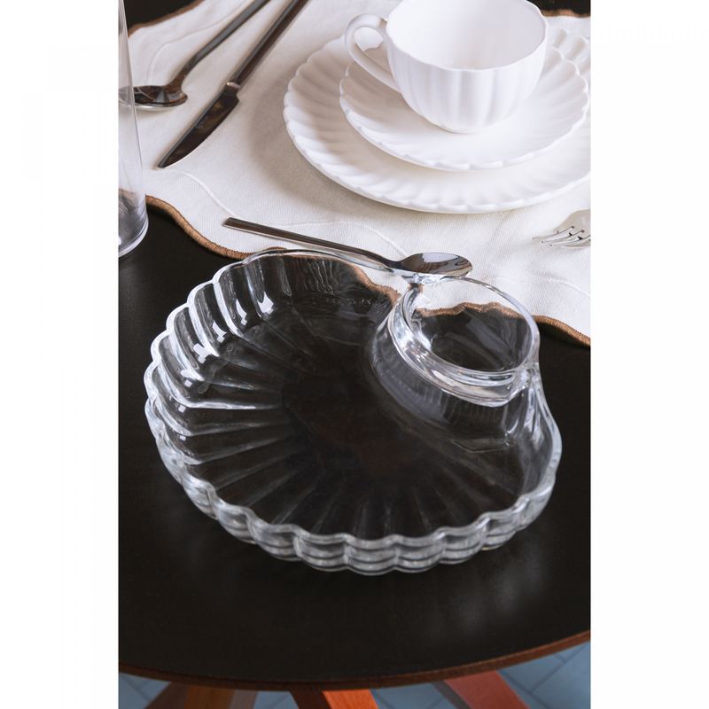 Petisqueira-com-Divisoria-para-Molho-Shell-215cm-x-195cm-x-35cm-Vidro-Wolff