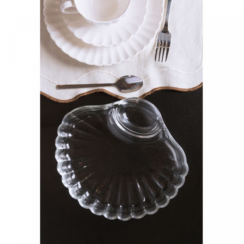 Petisqueira-com-Divisoria-para-Molho-Shell-215cm-x-195cm-x-35cm-Vidro-Wolff