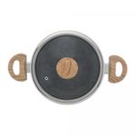 Cacarola-de-Inducao-com-Tampa-de-Vidro-22cm-Granilite-Preta-Aluminio-com-Revestimento-Ceramico-Wolff