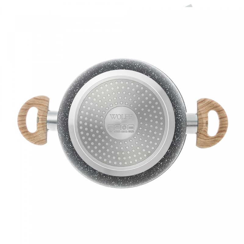 Cacarola-de-Inducao-com-Tampa-de-Vidro-22cm-Granilite-Preta-Aluminio-com-Revestimento-Ceramico-Wolff