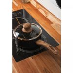Panela-de-Inducao-com-Tampa-de-Vidro-16cm-Granilite-Preta-Aluminio-com-Revestimento-Ceramico-Wolff