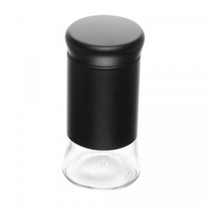 Porta Temperos Versatile 135ml Preto Vidro - Wolff