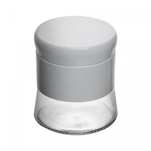 Porta Mantimento Versatile 400ml Branco Vidro - Wolff
