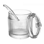 Acucareiro-com-Colher-e-Tampa-Lines-10cm-x-75cm-Vidro-Wolff