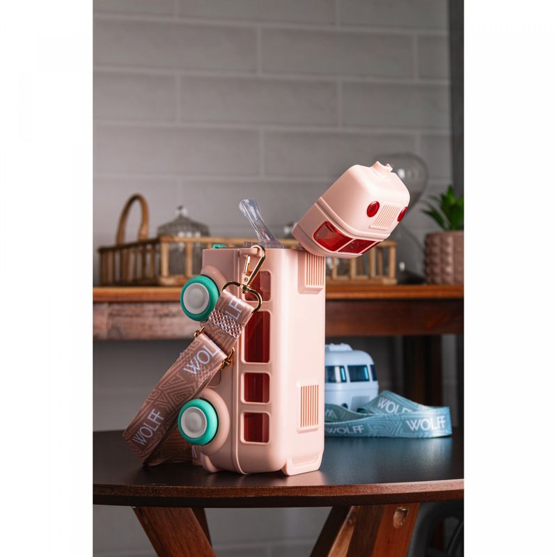 Garrafa-Squeeze-Infantil-Onibus-500ml-Rosa-Plastico-Wolff