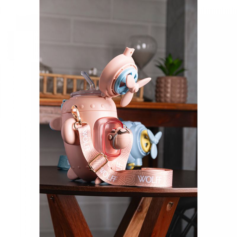 Garrafa-Squeeze-Infantil-Aviao-500ml-Rosa-Plastico-Wolff