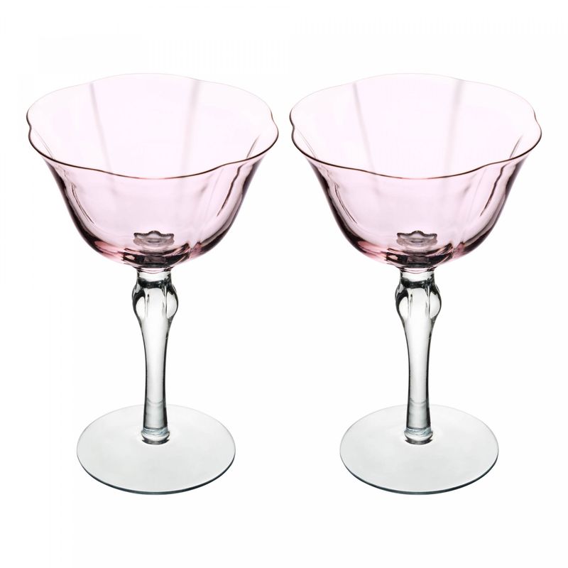 Conjunto-2-Tacas-para-Vinho-Lily-300ml-Rosa-e-Cinza-Vidro-Wolff