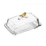 Manteigueira-Retangular-com-Tampa-Golden-Bird-18cm-x-10cm-x-9cm-Cristal-Ecologico-Wolff