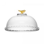 Queijeira-Golden-Bird-20cm-com-Tampa-Cristal-Ecologico-Wolff