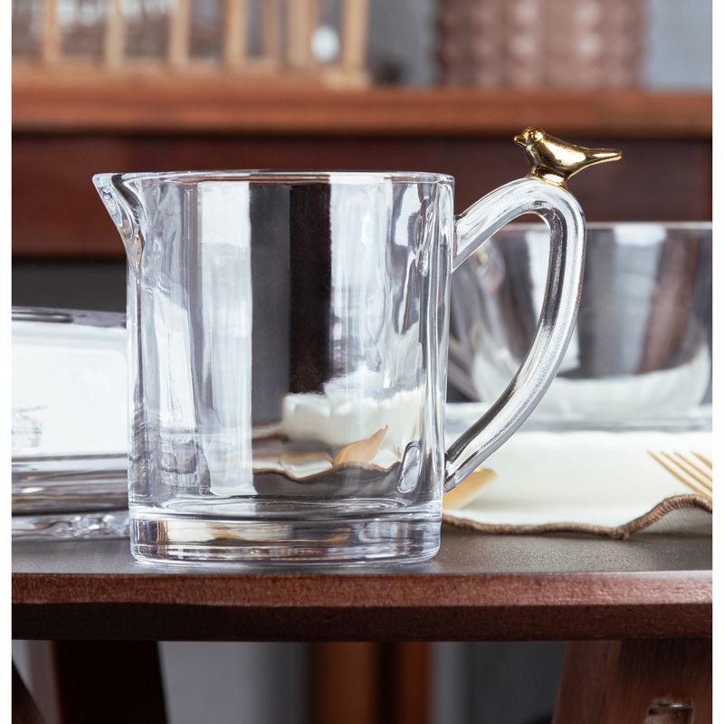 Leiteira-Golden-Bird-250ml-Cristal-Ecologico-Wolff
