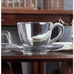 Conjunto-4-Xicaras-de-Cha-com-Pires-Golden-Bird-180ml-Cristal-Ecologico-Wolff