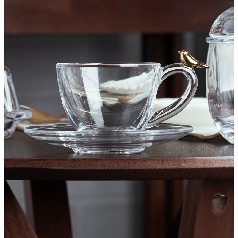 Conjunto-4-Xicaras-de-Cafe-com-Pires-Golden-Bird-80ml-Cristal-Ecologico-Wolff