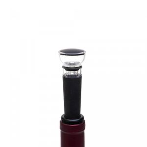 Conjunto 5 Peças para Vinho de Plástico Preto - Wolff