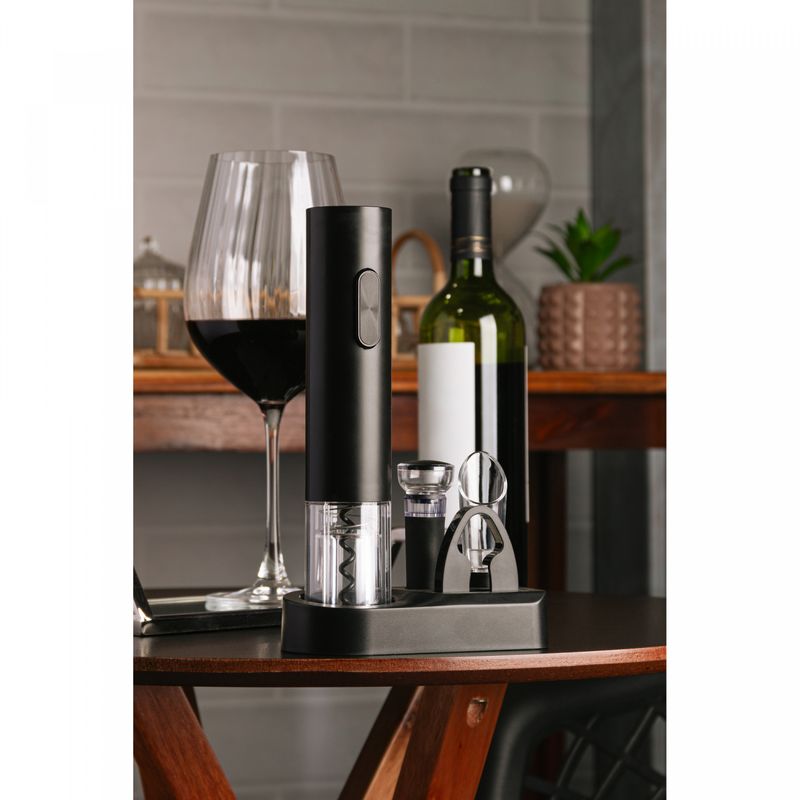 Conjunto-5-Pecas-para-Vinho-de-Plastico-Preto-Wolff