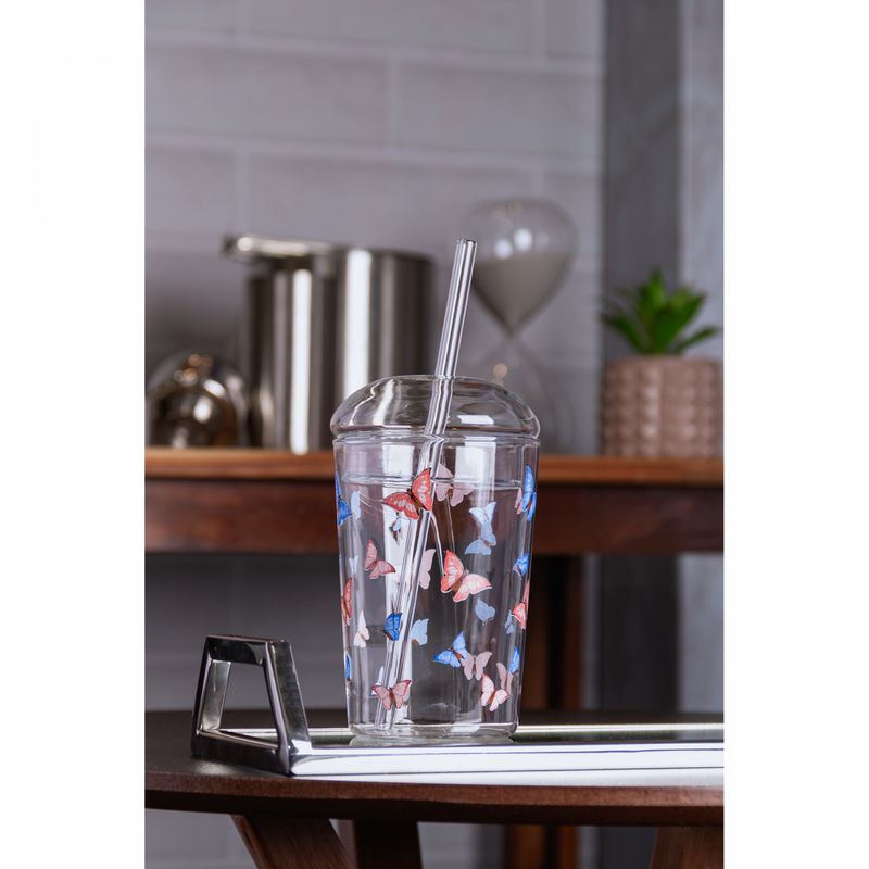 Copo-de-Vidro-Borossilicato-com-Tampa-e-Canudo-Butterfly-450ml-Wolff