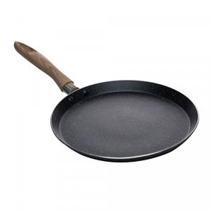 Tapioqueira de Indução em Alumínio com Revestimento Cerâmico Granilite Preta 22cm - Wolff
