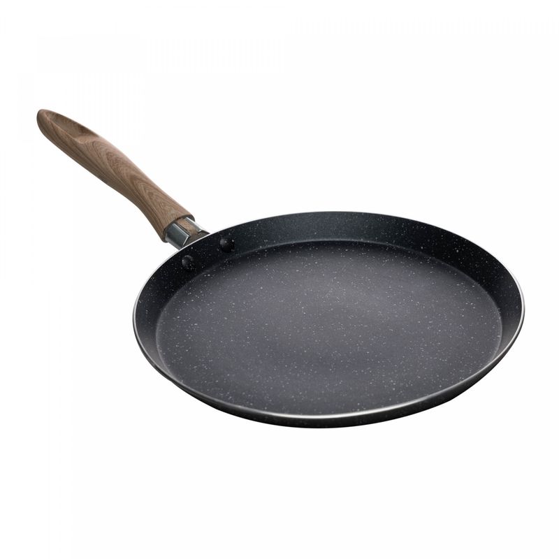 Tapioqueira-de-Inducao-em-Aluminio-com-Revestimento-Ceramico-Granilite-Preta-22cm-Wolff