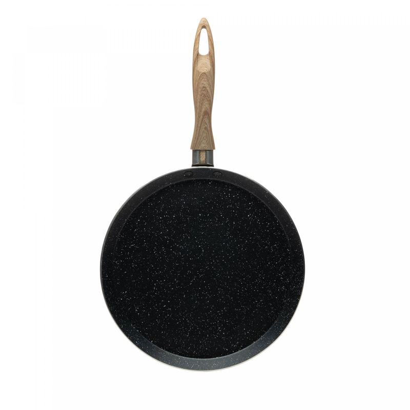 Tapioqueira-de-Inducao-em-Aluminio-com-Revestimento-Ceramico-Granilite-Preta-22cm-Wolff