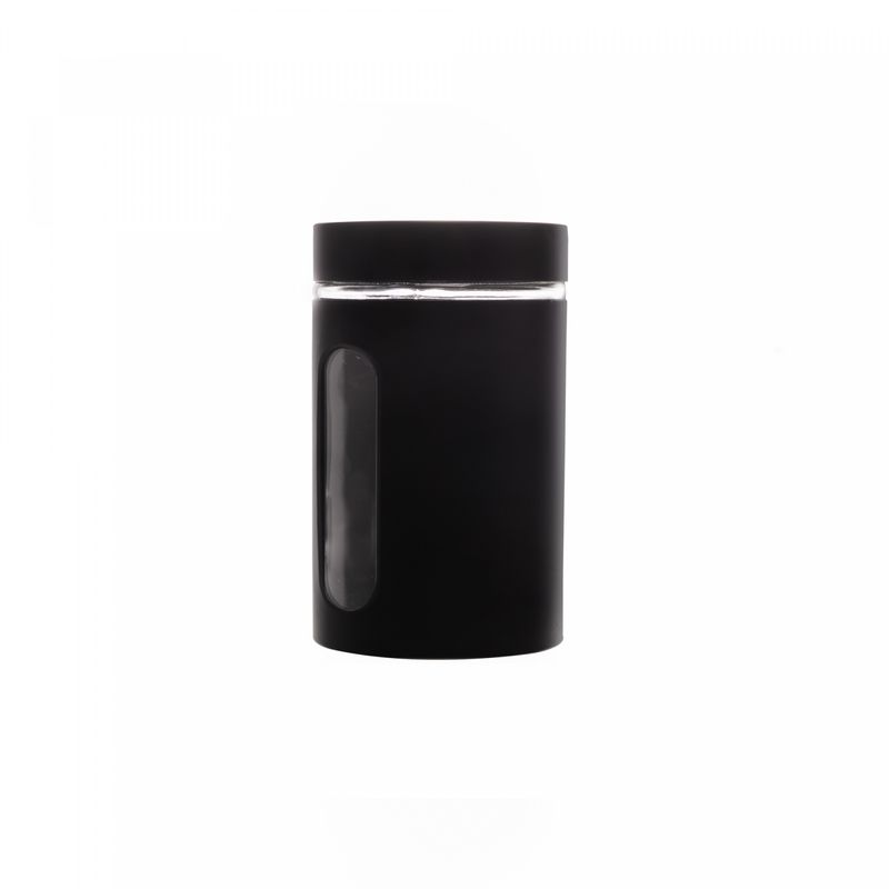 Porta-Mantimento-de-Vidro-e-Metal-com-Visor-700ml-Wolff