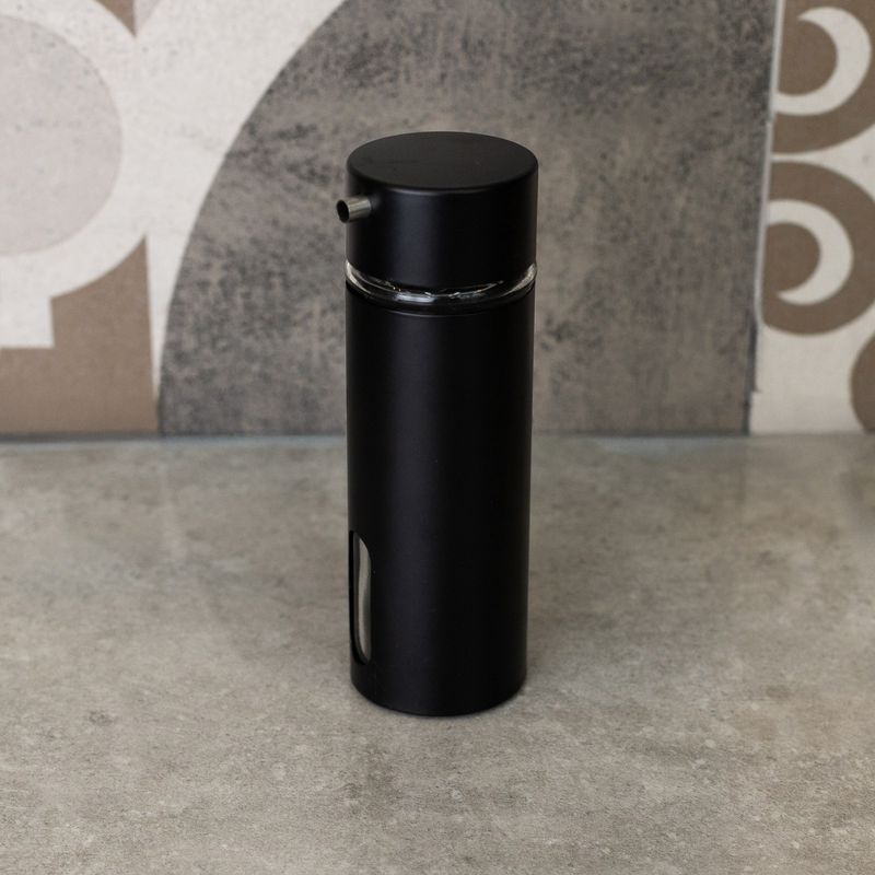 Galheteiro-de-Vidro-e-Metal-Preto-160ml-Wolff