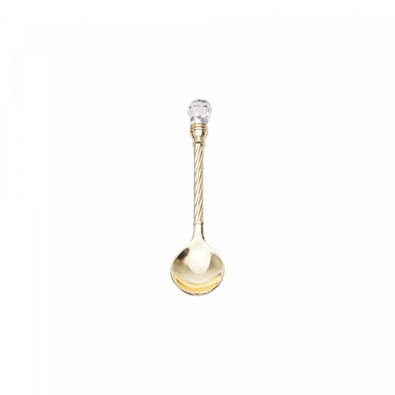 Conjunto-6-Colheres-de-Cafe-de-Zamac-Crystal-Dourado-11cm-Wolff