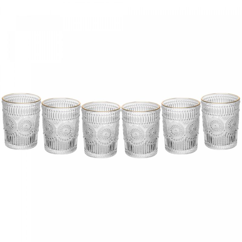 Conjunto-6-Copos-de-Vidro-com-Fio-de-Ouro-Mandala-260ml-Wolff