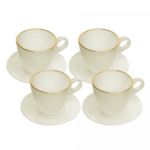 Conjunto-4-Xicaras-de-Vidro-com-Fio-de-Ouro-e-Pires-Milky-Branca-170ml-Wolff