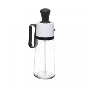 Galheteiro 2 em 1 de Vidro com Pincel Medidor em Silicone 550ml - Wolff