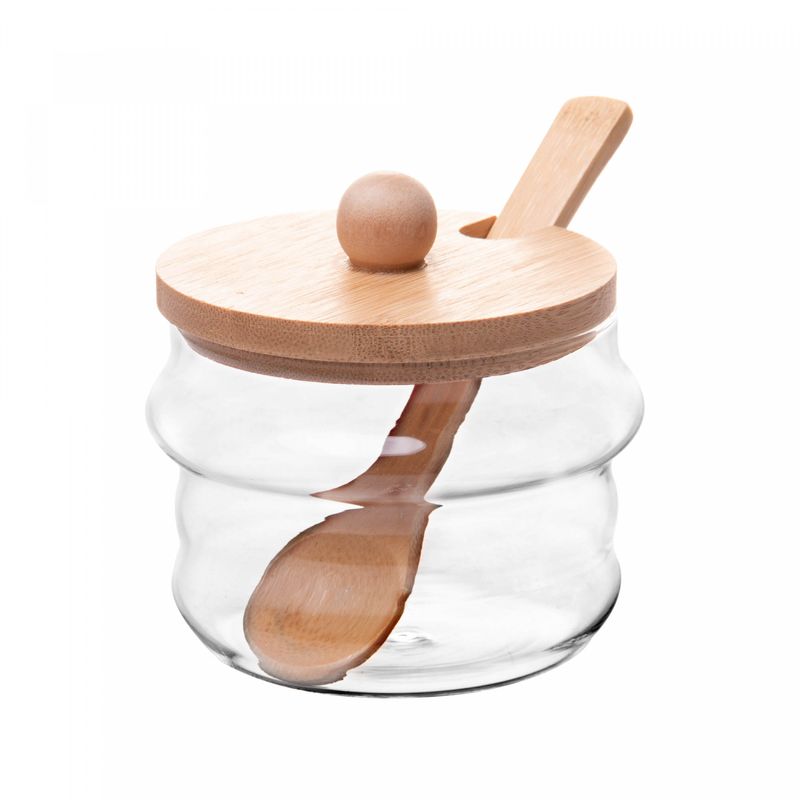 Conjunto-3-Potes-em-Borossilicato-com-Tampa-Hermetica-Colher-e-Rack-em-Bambu-280ml-Wolff