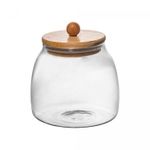 Porta-Mantimento-de-Vidro-Borossilicato-com-Tampa-em-Bambu-800ml-Wolff