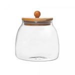 Porta-Mantimento-de-Vidro-Borossilicato-com-Tampa-em-Bambu-800ml-Wolff