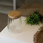 Porta-Mantimento-de-Vidro-Borossilicato-com-Tampa-de-Bambu-Classic-500ml-Wolff