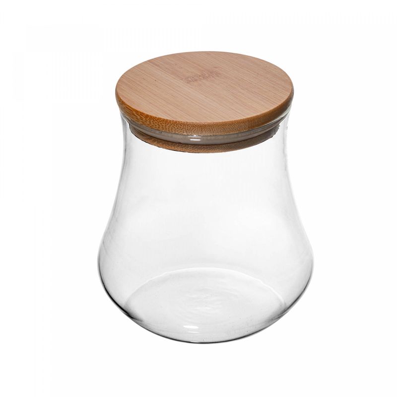 Porta-Mantimento-de-Vidro-Borossilicato-com-Tampa-de-Bambu-700ml-Wolff