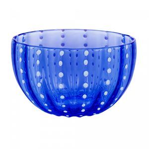 Conjunto 2 Bowls de Vidro Orquídea Azul 11cm x 6,5cm - Wolff
