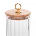Porta-Mantimento-de-Vidro-Borossilicato-com-Tampa-de-Bambu-Classic-800ml-Wolff